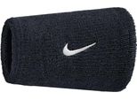 Nike - Fascia "Classic"", Doppia Larghezza, Swoosh CS2569 (Taglia Unica) (Nero/Bianco)"