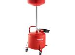 Vevor Carrello Per La Raccolta Dell'olio 30 L, Carrello Per La Raccolta Dell'olio Con Imbuto Regolabile In Altezza, Contenitore Per La Raccolta Dell'olio Con Ruote E Cassetta Degli Attrezzi, Scarico Per Il Trasferimento Del Carburante Liquido Per Le Officine Auto, Rosso