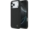 Etui Mercedes Leather Large Laurel Leave Magsafe Na Iphone 17 Pro Max - Czarne
