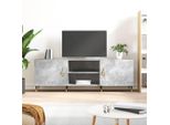 Mobile Tv Vidaxl Cemento Grigio 150X30X50 Cm Materiale A Base Di Legno - Mobile Tv - Mobile Tv - Supporto Tv - Mobile Tv