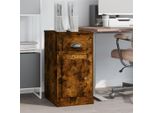 Maison Exclusive - Comodino Con Cassetto In Rovere Affumicato 40X50X75 Cm