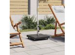 Best MöBel Supporto Per Ombrellone Granito 30 Kg Quadrato Nero - Supporto Per Ombrellone CL4747788 1Pacco
