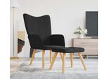 Poltrona Reclinabile Di Design Con Sgabello In Tessuto Nero - Tv & Poltrona Reclinabile 2025 Nuovo5692594 1Pacco