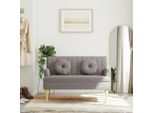 2025 Panca Cloris Con Cuscino Taupe 113X64,5X75,5 Cm In Tessuto - Mobili Vendita3813242 1Pacco