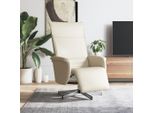 Poltrona Reclinabile Di Design Con Poggiapiedi In Ecopelle Crema - Tv & Poltrona Reclinabile 2025 Nuovo2516478 1Pacco