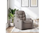 Bei Cloris Reclinabile In Tessuto Taupe - Sedia Tv E Reclinabile Nuovo8925871 1Pz