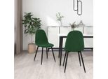 2025 Sedie Da Pranzo Cloris 2Pz. Velluto Verde Scuro - Sedie Da Pranzo Vendita2602113 1Pz