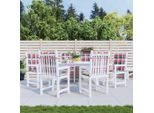 Eleganten-Stil Cuscini Per Sedie Da Giardino Con Schienale Basso 6 Pezzi 100X50X3 Cm - Cuscini Per Mobili Da Giardino Hommie8821154 1Pacco