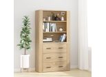 Maison Exclusive - Credenza Rovere Sonoma In Legno Multistrato