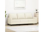 Bei Cloris Divano 3 Posti Crema 180 Cm In Velluto - Divani Classici Nuovo5334496 1Pacco