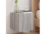 Maison Exclusive - Mobile Tv Con Luci Led 2 Pezzi. Grigio Sonoma 30,5X35X30 Cm