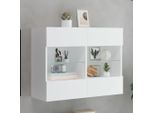Maison Exclusive - Mobile Tv Con Luci Led Bianco 78,5X30X60,5 Cm