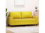 Design New Divano A 2 Posti Giallo 140 Cm Velluto - Divani Classici Mobili2025 CHY7914430 1Pacco
