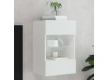 Maison Exclusive - Mobile Tv Con Luci Led Bianco 40X30X60,5 Cm