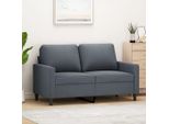 Best MöBel Divano A 2 Posti In Velluto Grigio Scuro 120 Cm - Classic Sofas CL2490313 1Parcel