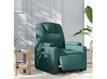 Poltrona Reclinabile Di Design Elettrica In Tessuto Verde Scuro - Tv & Poltrona Reclinabile 2025 New1675135 2Parcel