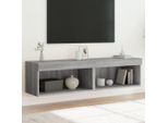 Maison Exclusive - Mobile Tv Con Luci Led 2 Pz. Grigio Sonoma 60X30X30 Cm