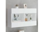 Maison Exclusive - Mobile Tv Con Luci Led Bianco 98,5X30X60,5 Cm