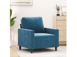 Best Furniture Poltrona Blu 60 Cm Velluto - Divani Classici CL8163595 1Pacco