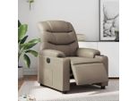 Stabli MöBel Poltrona Relax Elettrica Cappuccino-Marrone Ecopelle - Poltrona Tv & Relax CC8844642 2Pacchi