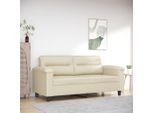 Best MöBel Divano 2 Posti Panna 140 Cm Pelle Finta - Divani Classici Cloris New7288040 1Parcel