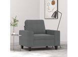 Bei Cloris Poltrona Grigio Scuro 60 Cm In Tessuto - Divani Classici New3143726 1Parcel