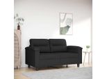 Design New Divano A 2 Posti Nero 120 Cm Tessuto Microfibra - Divani Classici Mobili2025 CHY6933206 1Pacco