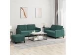 Stabli MöBel Set Di Divani A 3 Pezzi In Velluto Verde Scuro - Divani Classici CC5499193 3Parcel
