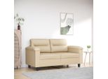 Stabli MöBel Divano A 2 Posti Crema 120 Cm In Tessuto Microfibra - Divani Classici CC2404913 1Pacco