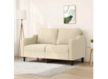 Pratico Divano A 2 Posti Crema 140 Cm In Tessuto - Divani Classici ,Mobili Di Design 1496287 1Pacco