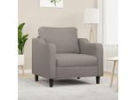 Poltrona Design Taupe 60 Cm In Tessuto - Classic Sofas 2025 New9752618 1Parcel