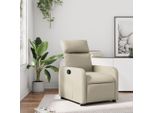 2025 Poltrona Reclinabile Moderna In Ecopelle Crema - Poltrona Tv E Reclinabile,Design 6352762 1Pacco
