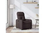Best MöBel Poltrona Relax In Tessuto Marrone Scuro - Tv & Reclinabile Cloris New1926702 1Pacco