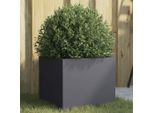 Maison Exclusive - Vaso Per Piante Antracite 32X30X29 Cm Acciaio