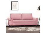 2025 Divano Moderno A 2 Posti In Velluto Rosa 140 Cm - Divani Classici,Design 2454747 1Parte