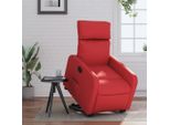 Best MöBel Poltrona Relax Con Ausilio Per L'alzata In Similcuoio Rossa - Cloris New9729716 2Parcel