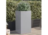 Maison Exclusive - Vaso Da Fiori Argento 42X38X75 Cm Acciaio Zincato