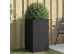 Maison Exclusive - Vaso Da Fiori Nero 42X38X75 Cm In Acciaio