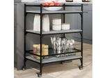 Stabli MöBel Carrello Da Cucina Grigio Sonoma 65X40X86,5 Cm Materiale A Base Di Legno - Carrello Portavivande CC2878610 1Pacco