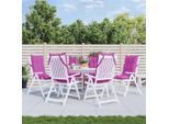 Best MöBel Cuscini Per Schienale Alto 6 Pz. Tessuto Oxford Rosa - Cuscini Per Mobili Da Giardino CL2410368 1Pacco