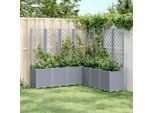 Best MöBel Fioriera Con Traliccio Blu-Grigio 160X160X140 Cm Pp - Letti CL7569111 1Pacco