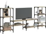 Mobile Tv In Stile Elegante Rovere Sonoma 206,5X28,5X95 Cm Materiale Legno - Mobili Tv Hommie7066800 1Pacco