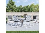 Pratici Cuscini Per Schienale Basso 6 Pz. Tessuto Oxford Antracite - Cuscini Per Mobili Da Giardino ,Arredamento Di Design 3608103 1Pacco