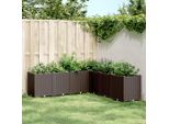 Maison Exclusive - Fioriera Marrone 160X160X53 Cm Pp