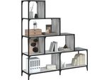 Bei Cloris Libreria 4 Ripiani Grigio Sonoma 139X33,5X149 Cm Materiale A Base Di Legno - Librerie Nuovo9692516 1Pacco