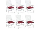 Design New Pallet Cuscino 6 Pz. Rosso Vino 50X50X7 Cm Tessuto Oxford - Cuscini Per Mobili Da Giardino Mobili2025 CHY1685379 1Pacco