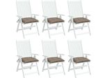 Bei Cloris Cuscini Per Pallet 6 Pz. Taupe 50X50X7 Cm Tessuto Oxford - Cuscini Per Mobili Da Giardino Nuovo4709772 1Pacco