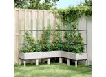 Maison Exclusive - Fioriera Con Griglia Rampicante Bianca 160X120X142,5 Cm Pp