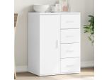 Maison Exclusive - Credenza Bianca 59X39X80 Cm Materiale Ligneo