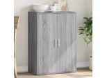 Vetrina Design Grigio Sonoma 60X31X84 Cm In Legno - Cassettiere 2025 New4112087 1Pacco